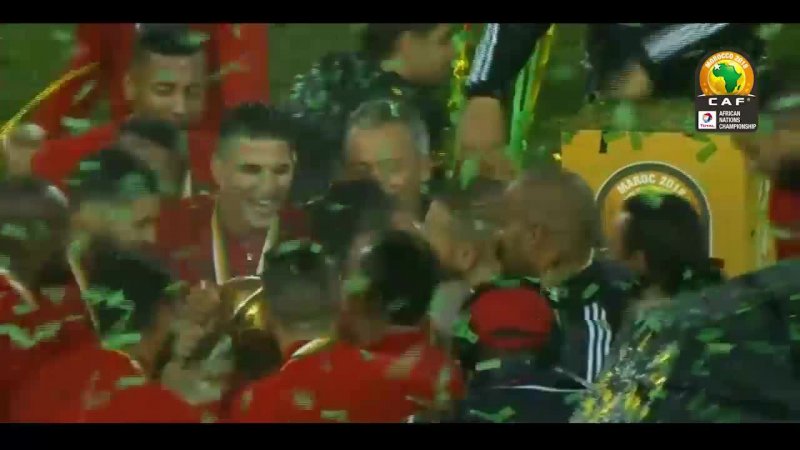 اهدای مدال و جام به تیم ملی مراکش قهرمان آفریقا