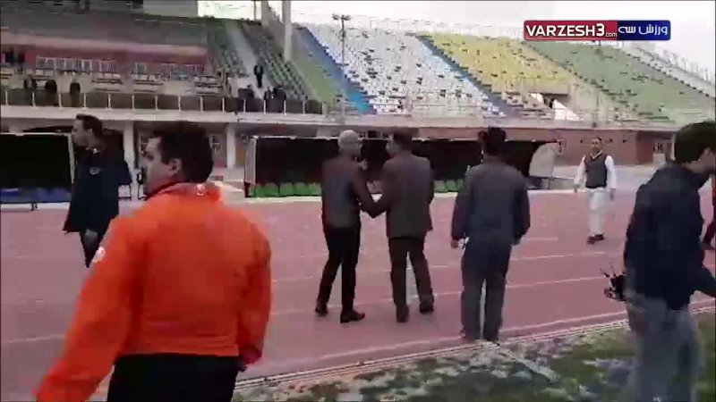 درگیری و حواشی بعد از بازی مس کرمان - شهرداری ماهشهر