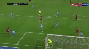 گل دوم بارسلونا به مالاگا توسط کوتینیو