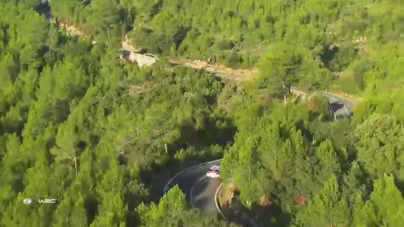 لحظاتی دیدنی رالی WRC 2017 از دوربین هوایی