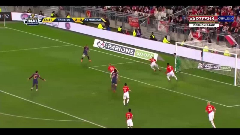 خلاصه بازی پاری‌سن‌ژرمن 3 - موناکو 0