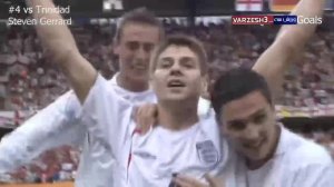 6 گل برتر و خاطره انگیز تیم ملی انگلستان در جام جهانی 2006