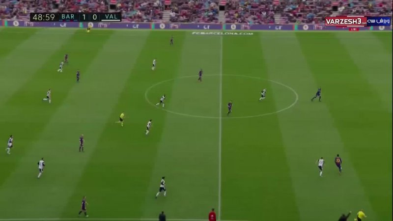خلاصه بازی بارسلونا 2 - والنسیا 1