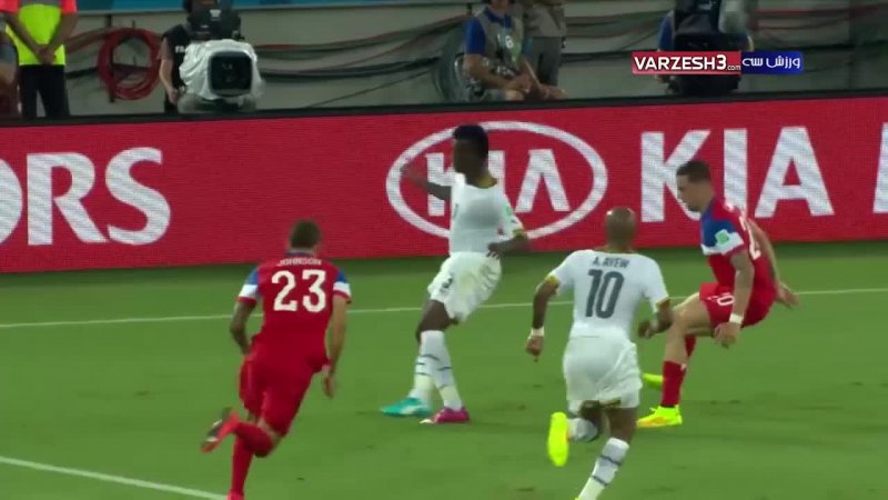 مرور جام جهانی 2014 - ( آمریکا 2 - غنا 1 )