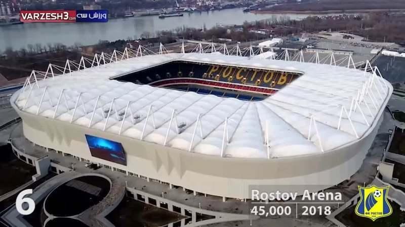 10 مورد از بزرگترین استادیوم های کشور روسیه