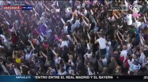 استقبال هواداران رئال مادرید از اتوبوس این باشگاه