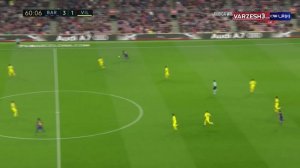 صحنه مشکوک به گل در بازی بارسلونا-ویارئال
