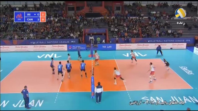 خلاصه والیبال ایران 1 - کانادا 3