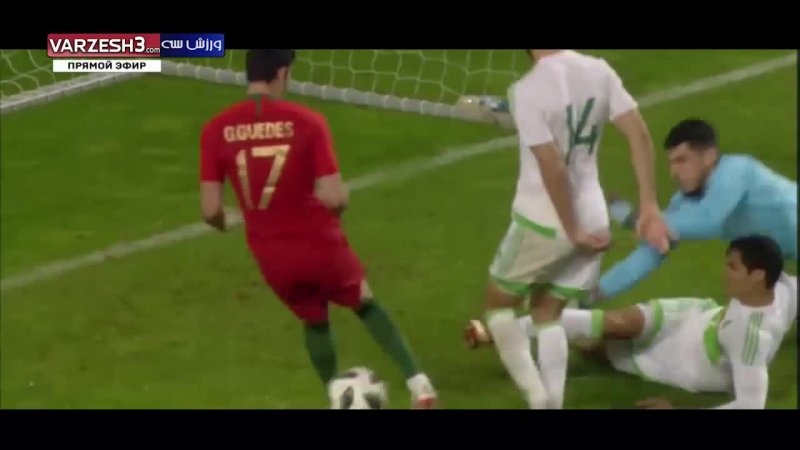 خلاصه بازی پرتغال ۳ - الجزایر ۰