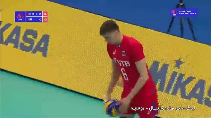 خلاصه والیبال روسیه 3  - ایران 1 (لیگ ملت‌ها)