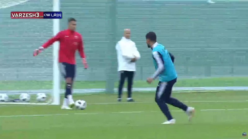 تمرینات تیم ملی فرانسه پیش از شروع جام جهانی