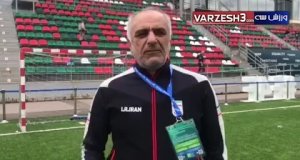 صحبت های علی دوستی مهر در کمپ تیم ملی ایران