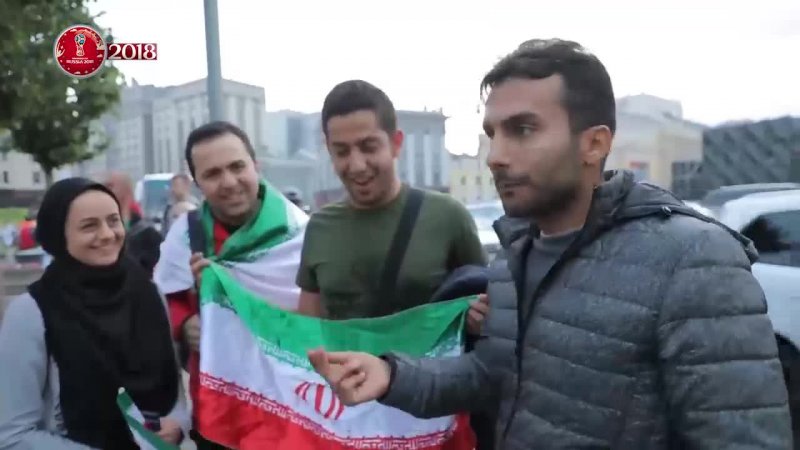حضور پر شور هواداران ایران در روسیه