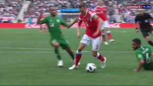 خلاصه بازی روسیه 5 - عربستان 0 (جام جهانی روسیه)