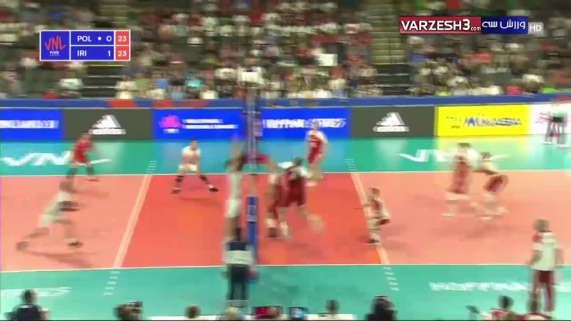 خلاصه والیبال ایران 3 - لهستان 0 (لیگ ملت‌ها)