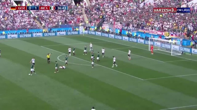 خلاصه بازی آلمان 0 - مکزیک 1 (جام جهانی روسیه)