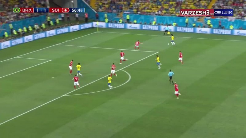 خلاصه بازی برزیل 1 - سوئیس 1 (جام جهانی روسیه)
