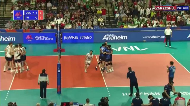 خلاصه والیبال آمریکا 3 - ایران 0 (لیگ ملت ها)