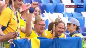 واکنش های هوادران سوئد و کره جنوبی در پایان بازی