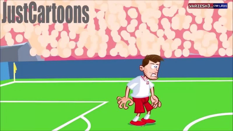 انیمیشن جالب از بازی لهستان و سنگال