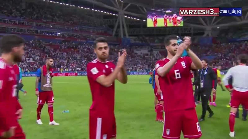اشکهای بازیکنان ایران و واکنش هواداران (ایران-اسپانیا)
