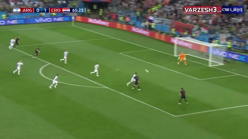 خلاصه بازی آرژانتین 0 - کرواسی 3 (جام جهانی روسیه)