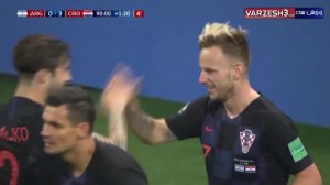 گل سوم کرواسی به آرژانتین (راکیتیچ)