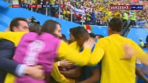 گل اول برزیل به کاستاریکا (کوتینیو)