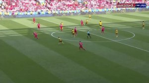 گل چهارم بلژیک به تونس (ادن هازارد)