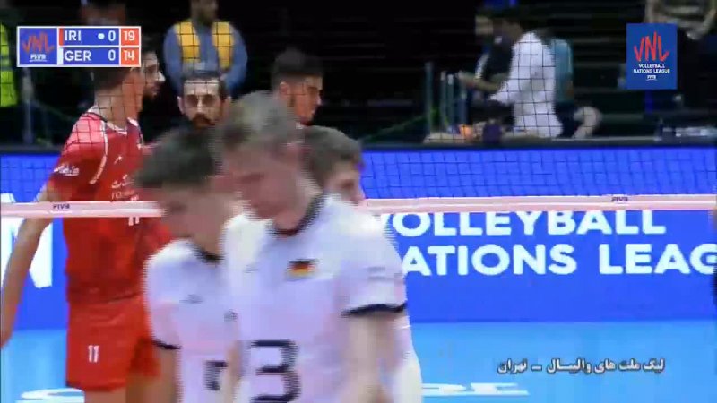 رالی تماشایی بازیکنان ایران در مقابل آلمان