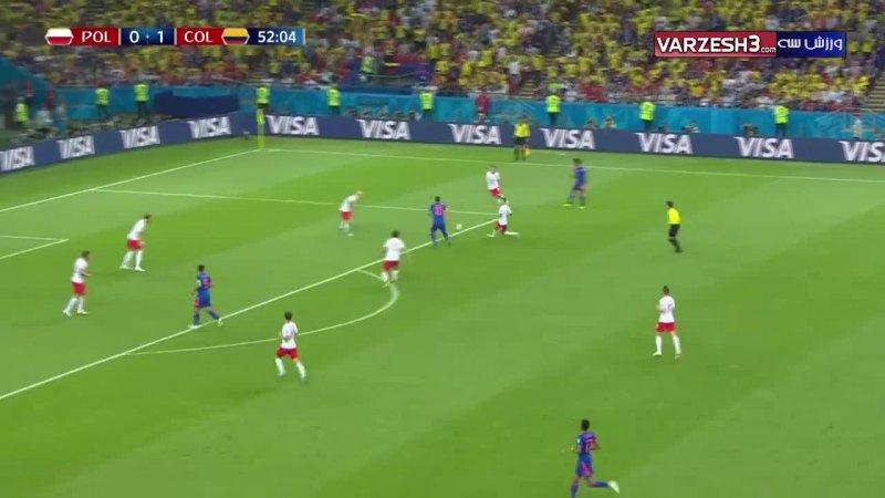 خلاصه بازی لهستان 0 - کلمبیا 3 (جام جهانی روسیه)