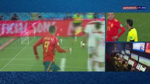 گل دوم اسپانیا به مراکش (ایاگو آسپاس)