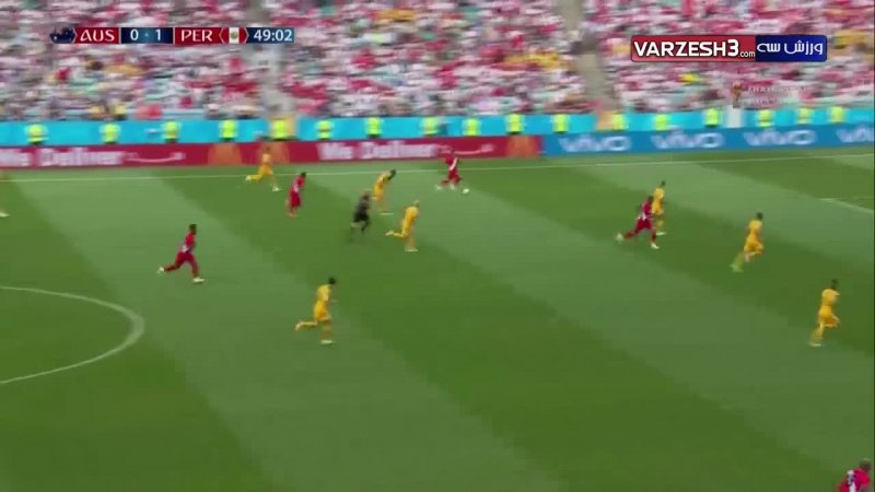 خلاصه بازی استرالیا 0 - پرو 2 ( جام جهانی روسیه)