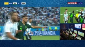 گل اول نیجریه به آرژانتین ( ویکتور موزس - پنالتی)