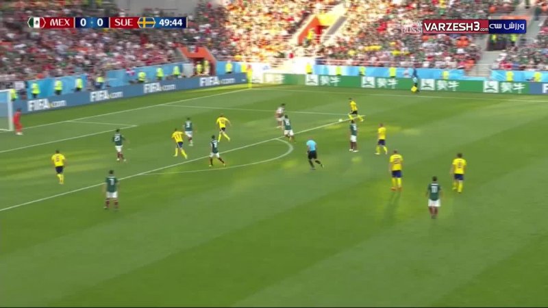 خلاصه بازی مکزیک 0 - سوئد 3 (جام جهانی روسیه)