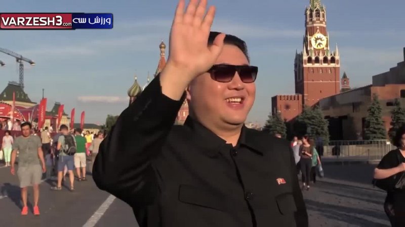 حضور بدل رهبر کره شمالی در میان مردم روسیه