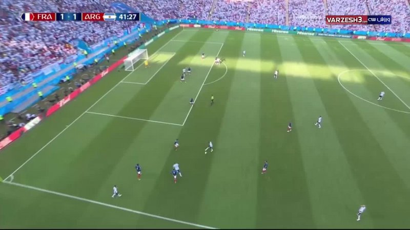 گل اول آرژانتین به فرانسه با سوپرگل دیماریا