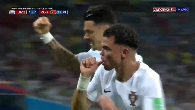 خلاصه بازی اروگوئه 2 - پرتغال 1 (جام جهانی روسیه)