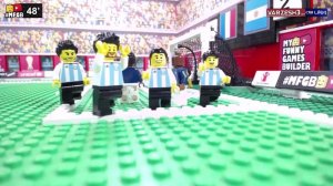 شبیه سازی لگو بازی فرانسه - آرژانتین (جام جهانی)
