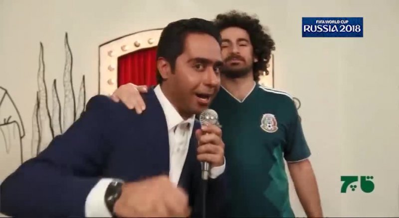 معرفی طنز تیم ملی مکزیک توسط هومن گامنو