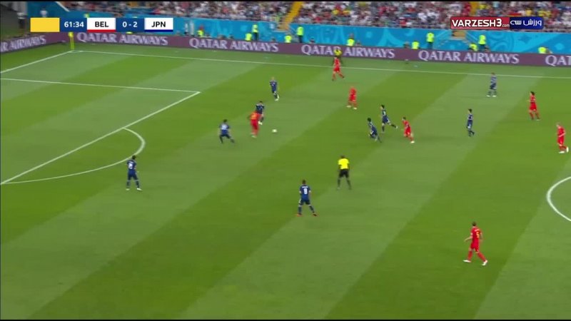 خلاصه بازی بلژیک 3 - ژاپن 2 (جام جهانی روسیه)