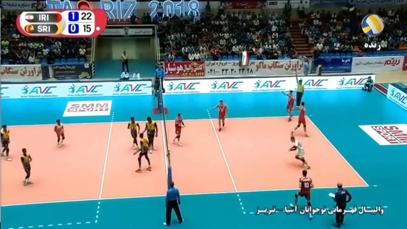 خلاصه والیبال نوجوانان ایران3- سریلانکا0