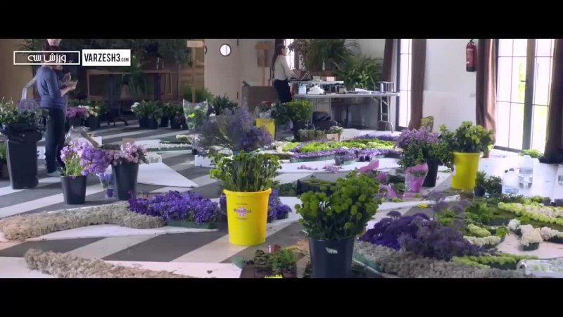 طراحی زیبای باغ گل برای مسابقات تنیس ویمبلدون 2018