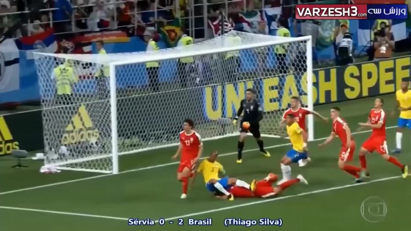 گلهای تیم ملی برزیل در جام جهانی روسیه 2018