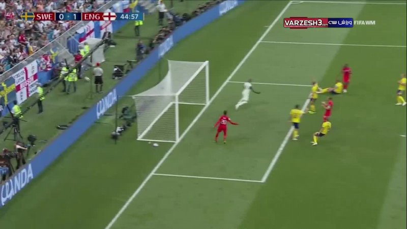 خلاصه بازی سوئد 0 - انگلیس 2 (جام جهانی روسیه)