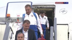 بازگشت تیم ملی روسیه به مسکو پس از حذف