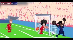 انیمیشن طنز از بازی فرانسه - بلژیک