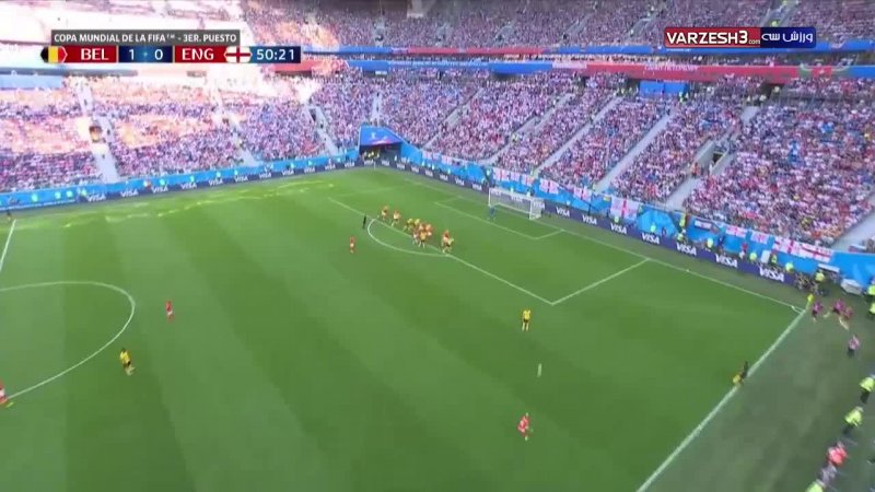 خلاصه بازی بلژیک 2 - انگلیس 0 (جام جهانی روسیه)
