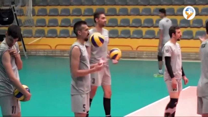صحبتهای بازیکنان در تمرین تیم ملی والیبال ایران