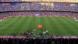 مراسم اهدای جوایز بازی بارسلونا و بوکاجونیورز